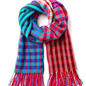 Loft Plaid Blanket Scarf
